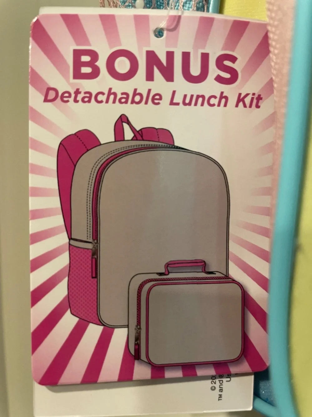 HELLO KITTY & FRIENDS BACKPACK WITH LUNCH BAG